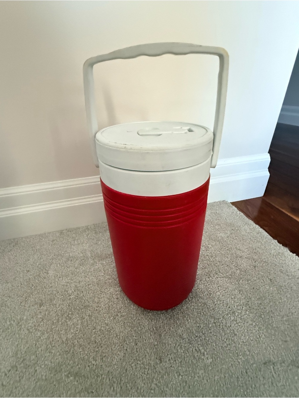 Coleman Red and White Portable Beverage Cooler Jug